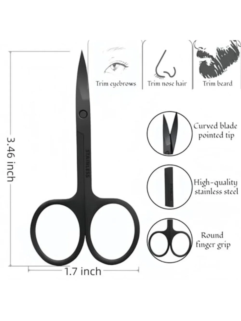 Beard shaping tool,5 piece set beard shaper for man